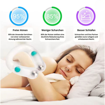 6 Stück Anti-Schnarch Clip mit ätherischem Öl für ruhige Nächte